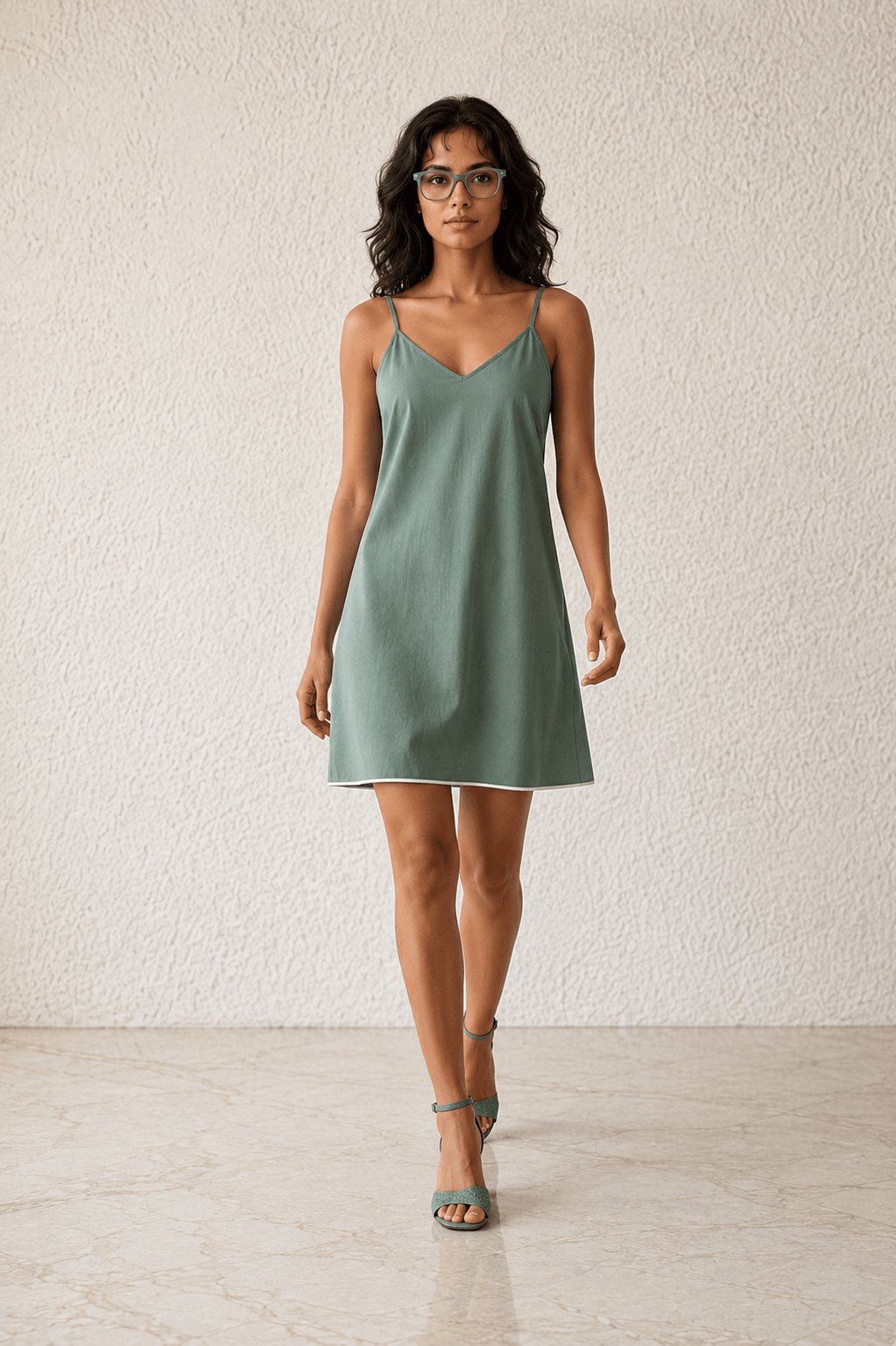 Senorita Cotton Y-Back Slip & Sundress for Women