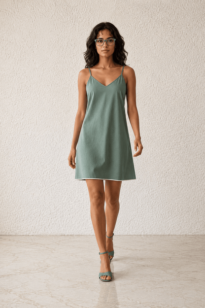 Senorita Cotton Y-Back Slip & Sundress for Women